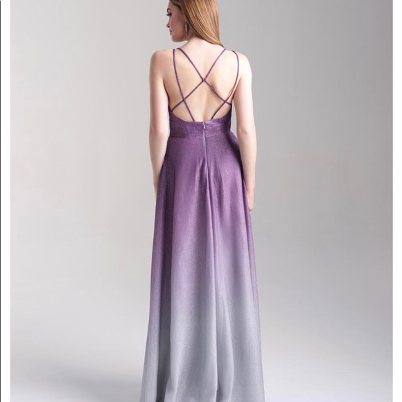 Madison James prom gown, size 4. Lavender colour, very sparkly all over. - Picture 2 of 6